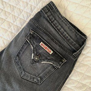 Dark-Wash Low-Rise Hudson Jeans